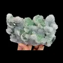 Natural Green Fluorite and Quartz, Mineral Specimen:Fujian,China (155*85*50MM) - image 2