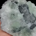 Natural Green Fluorite and Quartz, Mineral Specimen:Fujian,China (160*120*65MM) - image 2