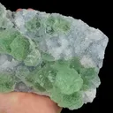 Natural Green Fluorite and Quartz, Mineral Specimen:Fujian,China (160*90*60MM) - image 3