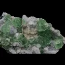 Natural Green Fluorite and Quartz, Mineral Specimen:Fujian,China (260*160*100MM) - image 2