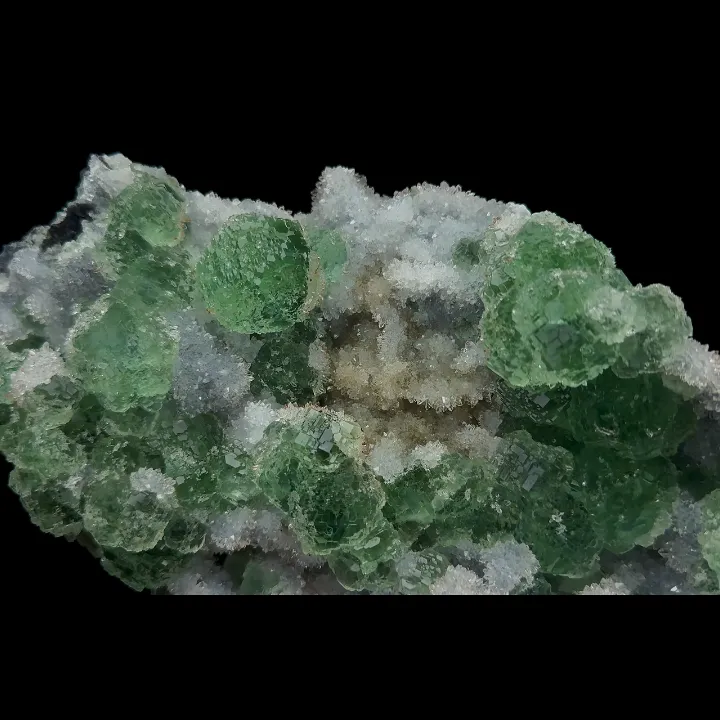Natural Green Fluorite and Quartz, Mineral Specimen:Fujian,China (260*160*100MM) - image 3