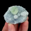 Natural Green Fluorite and Quartz, Mineral Specimen:Fujian,China (50*35*20MM) - image 3