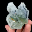 Natural Green Fluorite and Quartz, Mineral Specimen:Fujian,China (55*65*35MM) - image 4