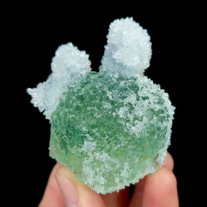 Natural Green Fluorite and Quartz, Mineral Specimen:Fujian,China (55*65*35MM) - image 6