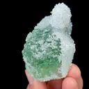 Natural Green Fluorite and Quartz, Mineral Specimen:Fujian,China (55*65*35MM) - image 2