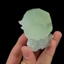 Natural Green Fluorite and Quartz, Mineral Specimen:Fujian,China (60*60*45MM) - image 4