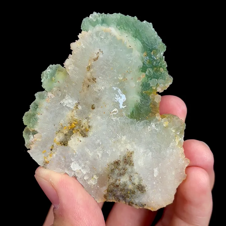 Natural Green Fluorite and Quartz, Mineral Specimen:Fujian,China (65*60*30MM) - image 5