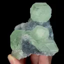 Natural Green Fluorite and Quartz, Mineral Specimen:Fujian,China (80*75*60MM) - image 1
