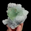 Natural Green Fluorite and Quartz, Mineral Specimen:Fujian,China (80*90*75MM) - image 3