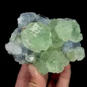 Natural Green Fluorite and Quartz, Mineral Specimen:Fujian,China (90*60*40MM) - image 2
