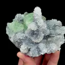 Natural Green Fluorite and Quartz, Mineral Specimen:Fujian,China (95*70*60MM) - image 6