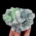 Natural Green Fluorite and Quartz, Mineral Specimen:Fujian,China (95*70*60MM) - image 7