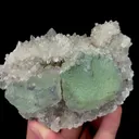 Natural Green Fluorite and Quartz Mineral Specimen,High Quality Specimen,FUJIAN,CHINA(100*65*40mm) - image 3