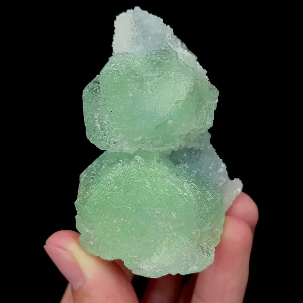 Natural Green Fluorite and Quartz Mineral Specimen,High Quality Specimen,FUJIAN,CHINA(40*45*65mm) - image 4