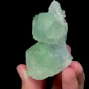 Natural Green Fluorite and Quartz Mineral Specimen,High Quality Specimen,FUJIAN,CHINA(40*45*65mm) - image 2