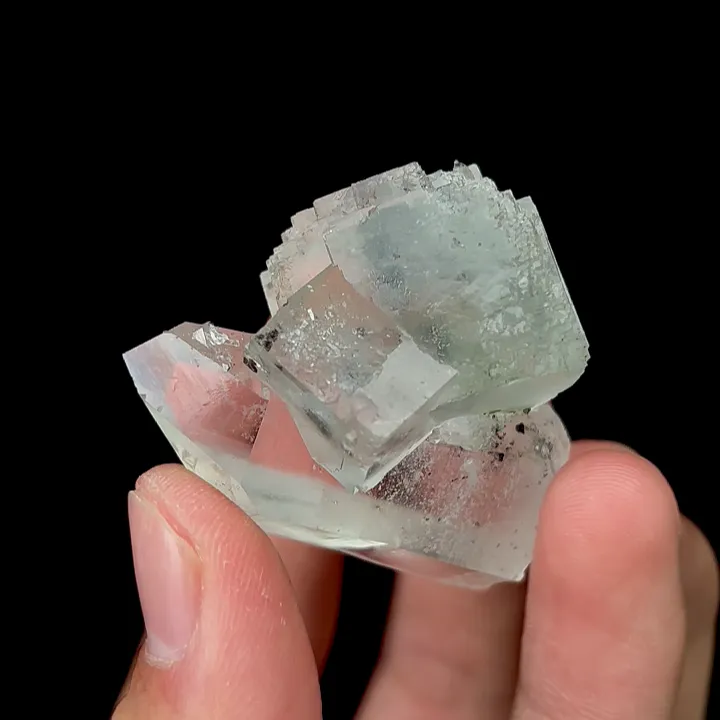 Natural Green Fluorite and Quartz, Mineral Specimen:Yaogangxian,Hunan (45*30*35MM) - image 3
