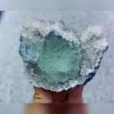 Natural Green Fluorite and Quartz Symbiosis comes from Fujian,China 100*65*40MM - image 3