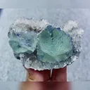 Natural Green Fluorite and Quartz Symbiosis comes from Fujian,China 100*65*40MM - image 2