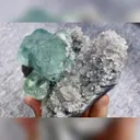 Natural Green Fluorite and Quartz Symbiosis comes from Fujian,China 105*90*50MM - image 5