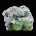 Natural Green Fluorite and Quartz Symbiosis comes from Fujian,China 110*105*70MM - image 3