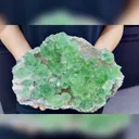Natural Green Fluorite and Quartz Symbiosis comes from Fujian,China 185*185*65MM - image 1