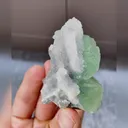 Natural Green Fluorite and Quartz Symbiosis comes from Fujian,China 40*45*65MM - image 4