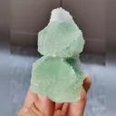 Natural Green Fluorite and Quartz Symbiosis comes from Fujian,China 40*45*65MM - image 1