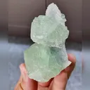 Natural Green Fluorite and Quartz Symbiosis comes from Fujian,China 40*45*65MM - image 2