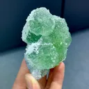 Natural Green Fluorite and Quartz Symbiosis comes from Fujian,China 75*55*45MM - image 2