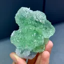 Natural Green Fluorite and Quartz Symbiosis comes from Fujian,China 75*55*45MM - image 1