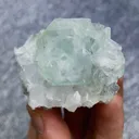 Natural Green Fluorite and Quartz Symbiosis comes from Xianghualing,Hunan 50*40*30MM - image 3