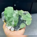 Natural Green Fluorite and Quartz Symbiosis comes from Zhejiang,China 140*90*70MM - image 1