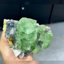 Natural Green Fluorite and Quartz Symbiosis comes from Zhejiang,China 140*90*70MM - image 2