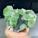 Natural Green Fluorite and Quartz Symbiosis comes from Zhejiang,China 140*90*70MM - image 3