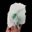 Natural Green Fluorite and White Calcite Mineral Specimen,High Quality Specimen:XANGHUALING,HUNAN,China (128*90*78mm) - image 2