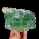 Natural Green Fluorite and Yellow Calcite, Mineral Specimen:Fujian,China (110*75*60MM) - image 4