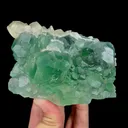 Natural Green Fluorite and Yellow Calcite, Mineral Specimen:Fujian,China (110*75*60MM) - image 5