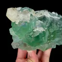 Natural Green Fluorite and Yellow Calcite, Mineral Specimen:Fujian,China (110*75*60MM) - image 2