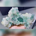 Natural Green Fluorite and Yellow Calcite occur together comes from Fujian,China 150*100*820MM - image 2