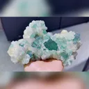 Natural Green Fluorite and Yellow Calcite occur together comes from Fujian,China 150*100*820MM - image 1