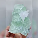 Natural Green Fluorite & Calcite, Mineral Specimen: Xianghualing,Hunan 65*70*40MM - image 5