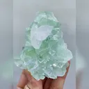 Natural Green Fluorite & Calcite, Mineral Specimen: Xianghualing,Hunan 65*70*40MM - image 8