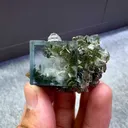 Natural Green Fluorite Coexists With Quartz comes from Yaogangxian,Hunan - image 1