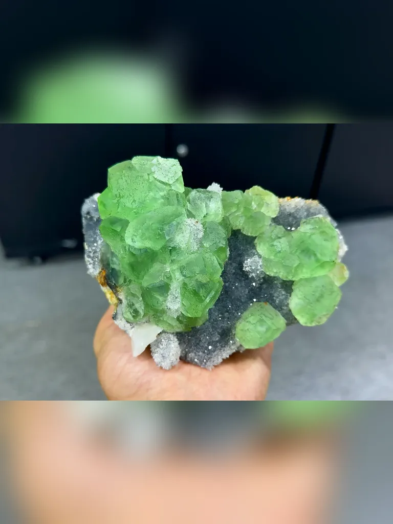 Natural Green Fluorite comes from Fujian,China 140*95*70MM image