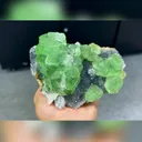 Natural Green Fluorite comes from Fujian,China 140*95*70MM - image 1
