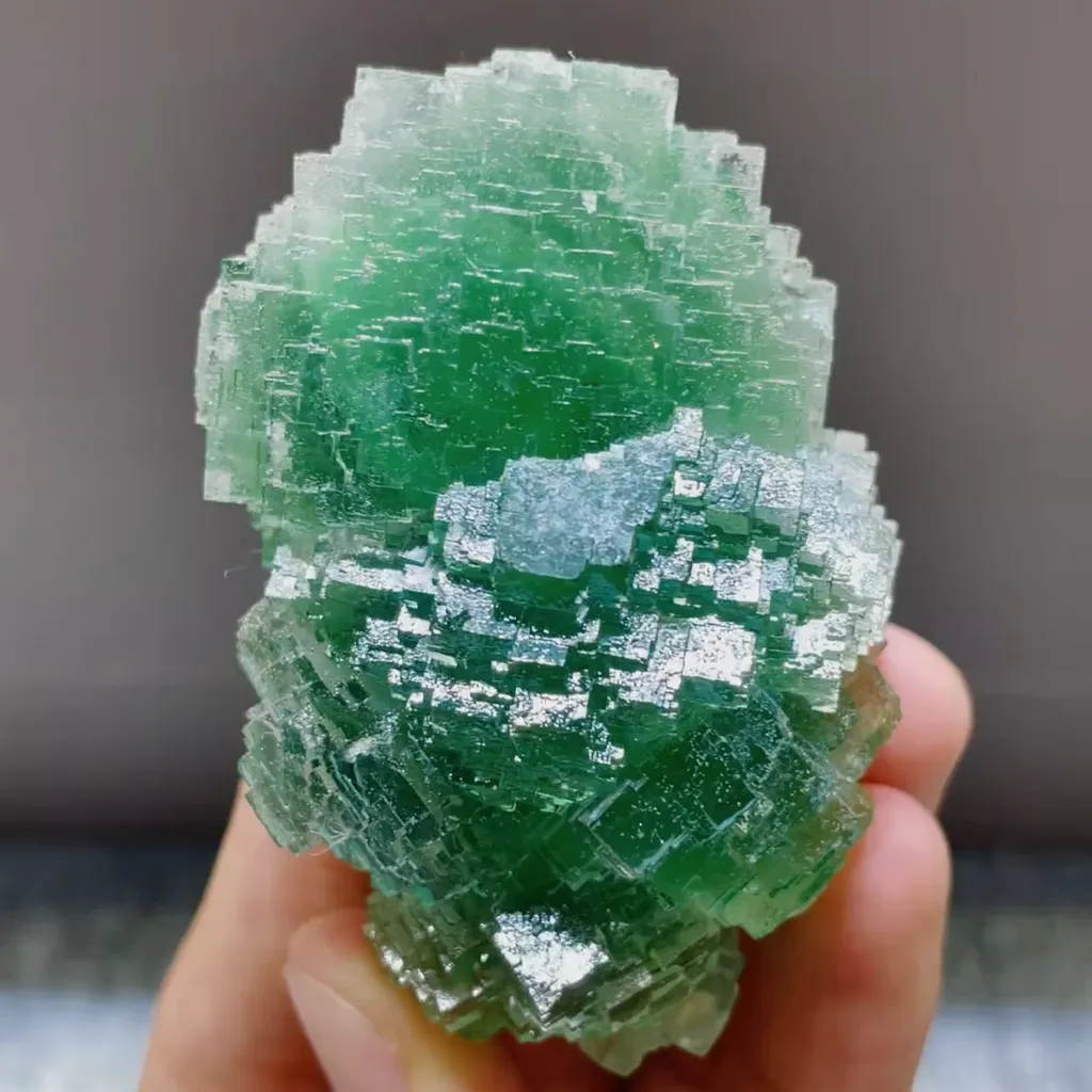 Natural Green Fluorite comes from Fujian,China 45*70*30MM image