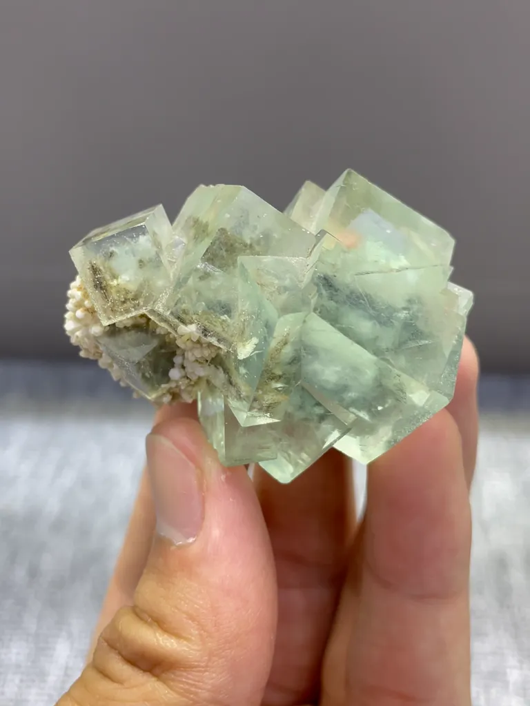 Natural Green Fluorite comes from Xianghaling,Hunan 30*35*45MM - image 6