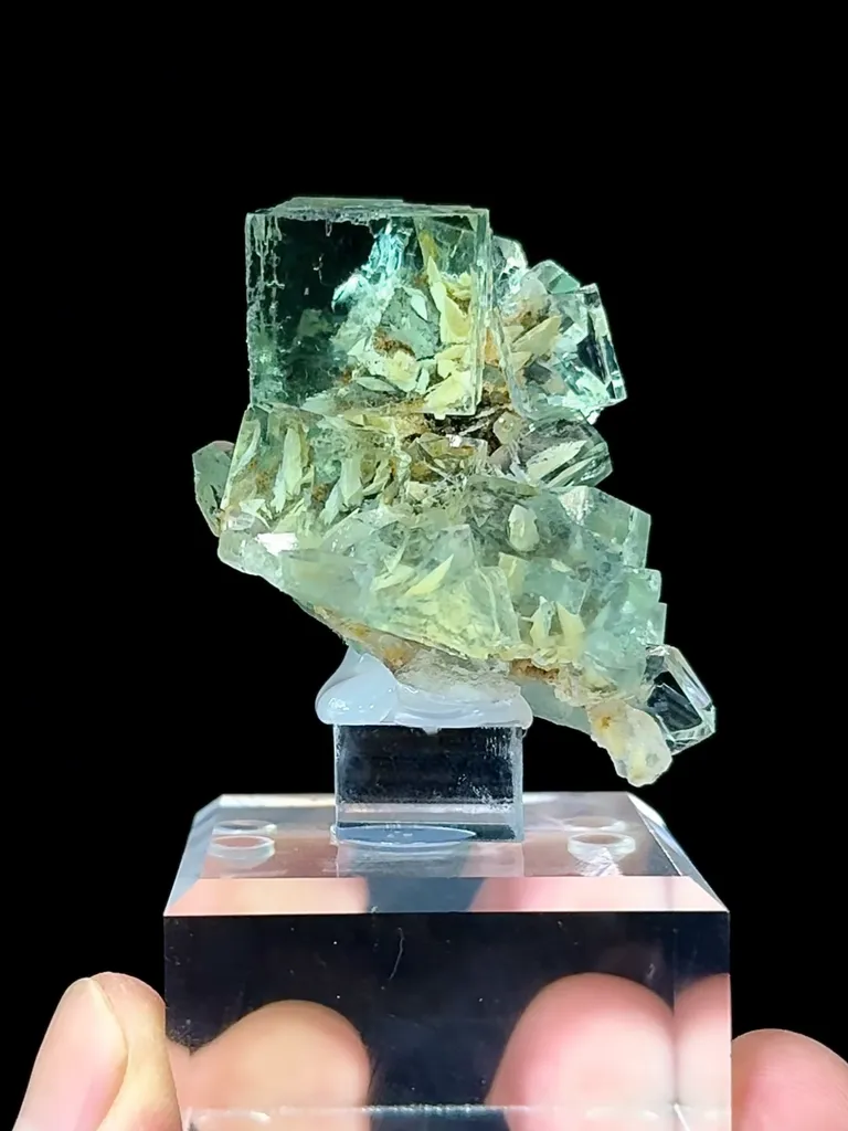 Natural Green Fluorite comes from Xianghualing, Hunan 30*25*40 MM - image 6