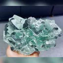 Natural Green Fluorite comes from Xianghualing,Hunan 150*100*60MM - image 1