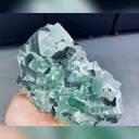 Natural Green Fluorite comes from Xianghualing,Hunan 150*100*60MM - image 2